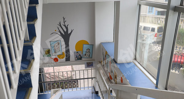 幼儿园奇思妙想个性走廊墙面环创图片