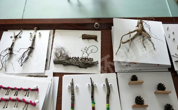 幼儿园触摸墙作品展示图片