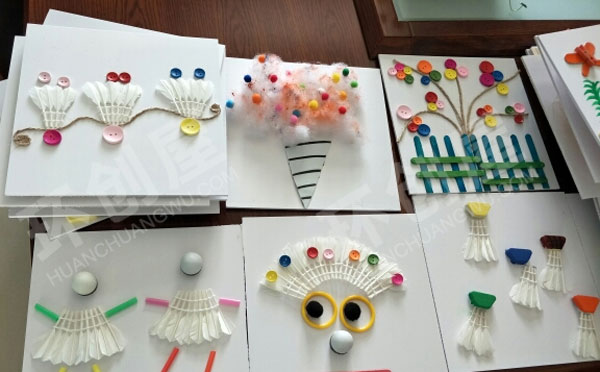 幼儿园触摸墙作品展示图片
