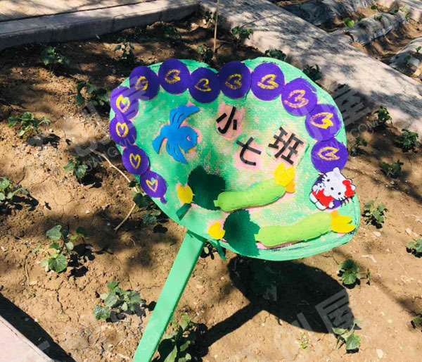 幼儿园户外菜园班牌环创图片