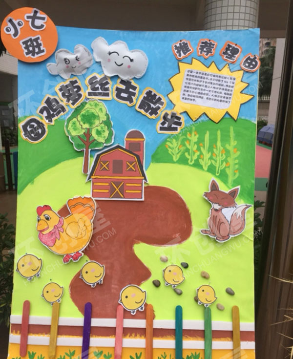 幼儿园阅读区绘本海报环创图片