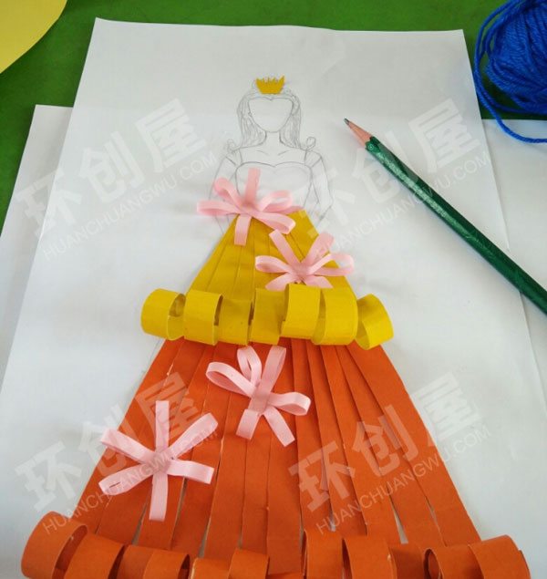 幼儿园美工区卡纸创意画图片