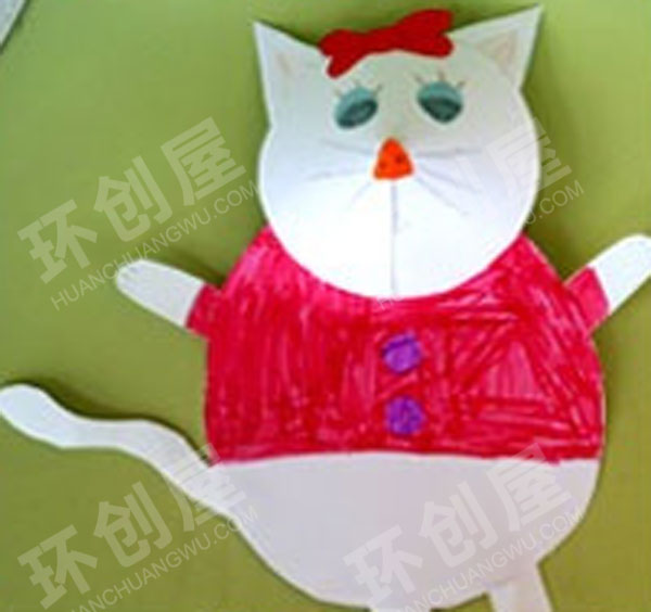 幼儿园美工区创意手工小动物图片