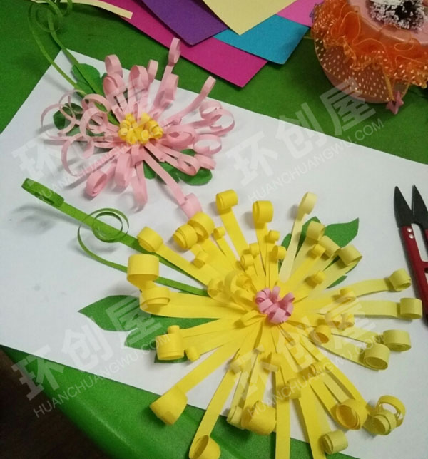 幼儿园美工区卡纸创意画图片