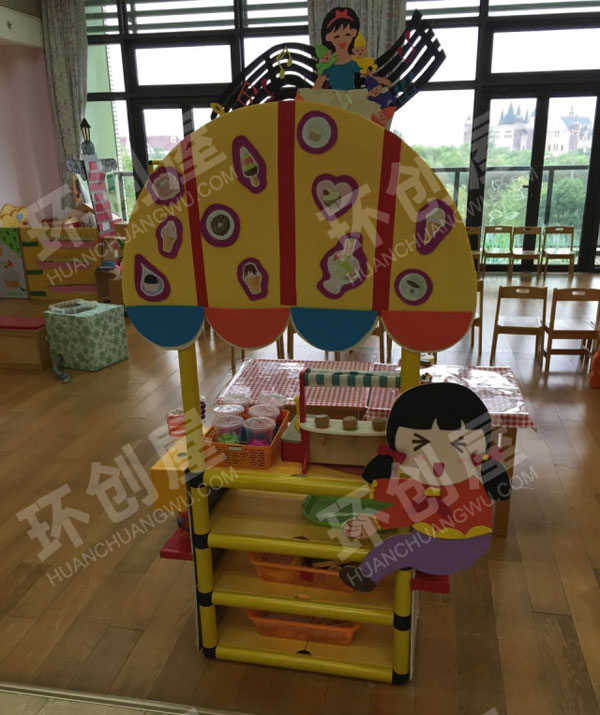 幼儿园角色区公主小超市图片