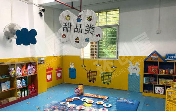 幼儿园角色区超市货物布局图片