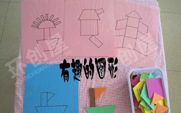 幼儿园益智区废物利用制作教玩具图片
