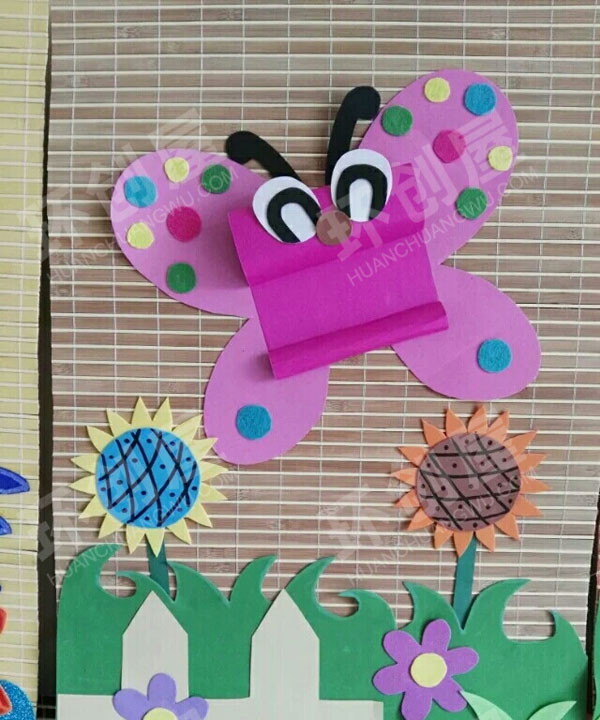 幼儿园小竹席挂饰图片