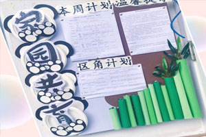 幼儿园熊猫乐园家园联系栏环创图片