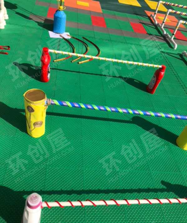 幼儿园晨间活动户外自制教玩具图片