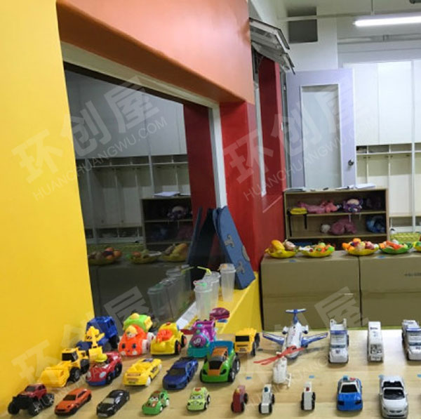 幼儿园建构区超级停车场环创图片