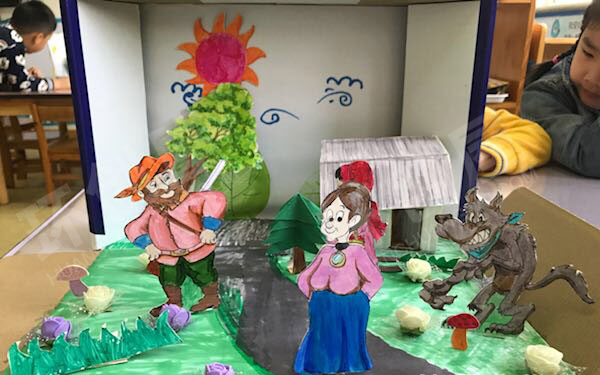 幼儿园阅读区我们的故事盒图片