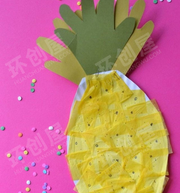 幼儿园美工区纸盘水果图片