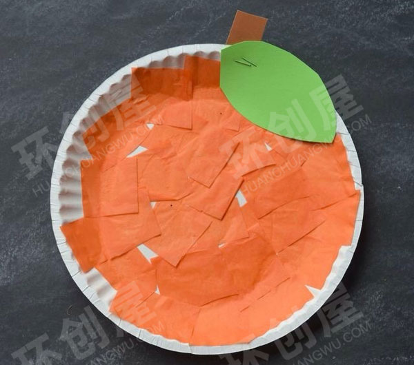幼儿园美工区纸盘水果图片