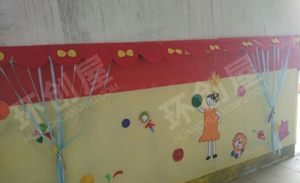 幼儿园表演区墙面设计环创图片