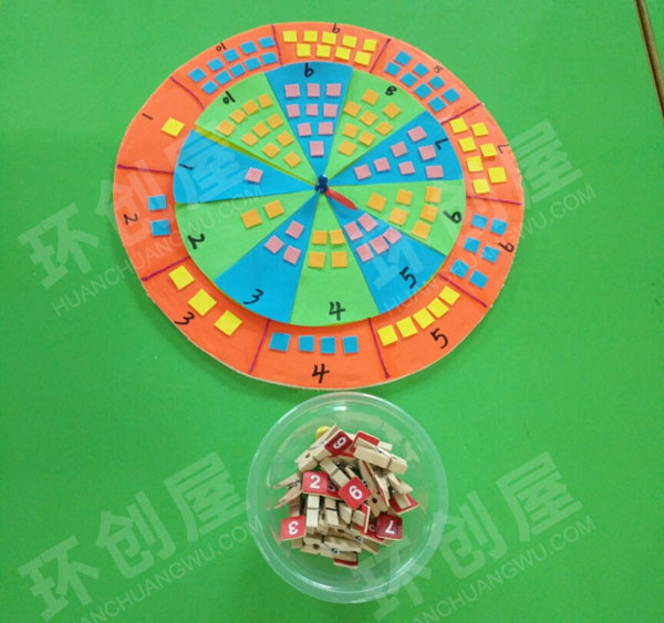 幼儿园益智区各种自制玩教具图片