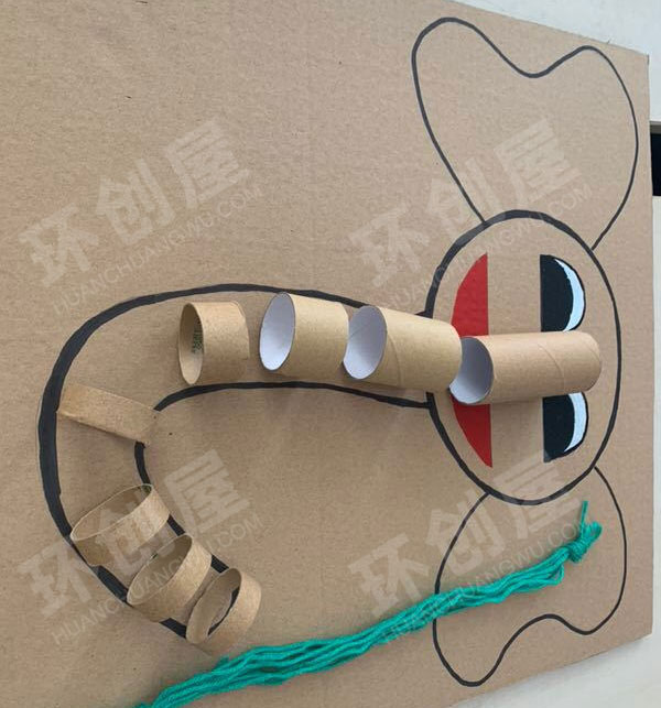 幼儿园益智区自制玩教具旧物利用图片