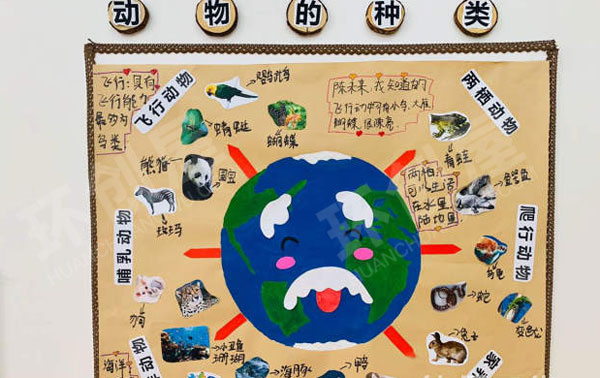 幼儿园墙面布置我的动物朋友主题图片