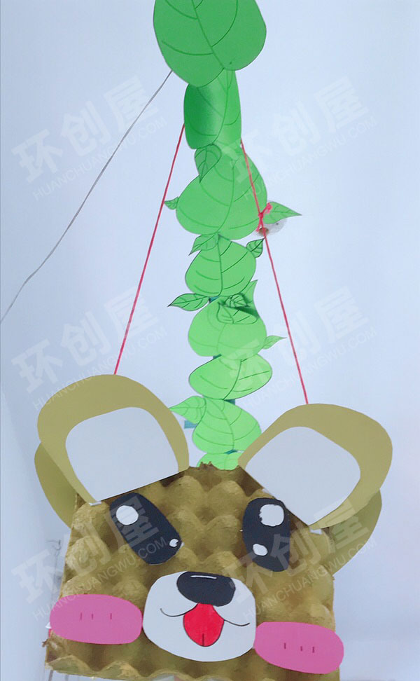 幼儿园鸡蛋壳作品吊饰图片