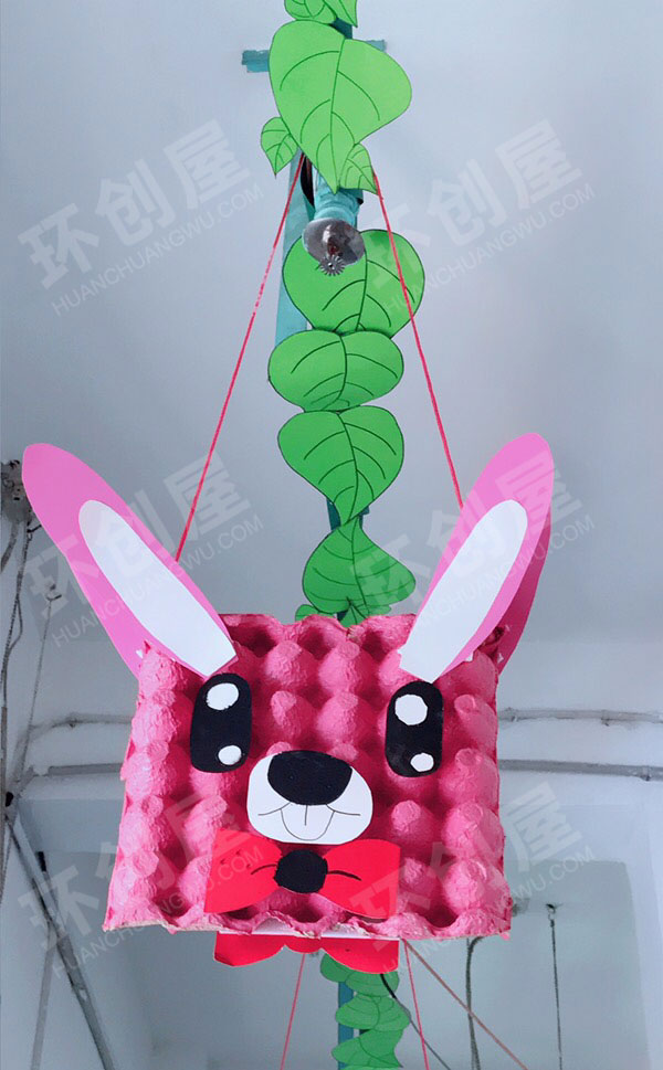 幼儿园鸡蛋壳作品吊饰图片