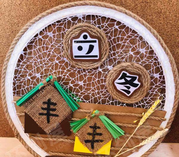 幼儿园二十四节气挂饰图片