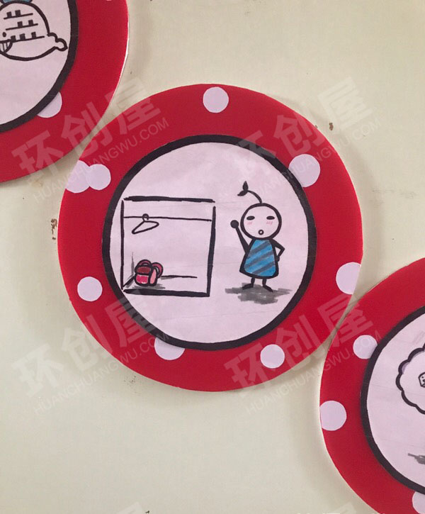 幼儿园门饰进门四件事图片