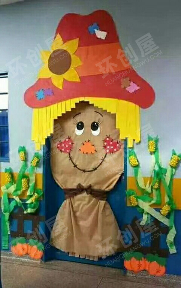 幼儿园教室门装饰图片