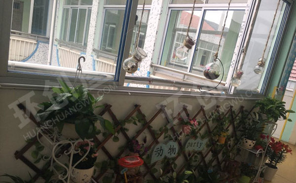 幼儿园走廊植物角小角落大自然图片