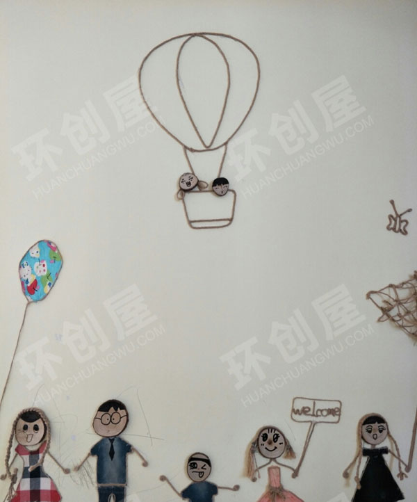 幼儿园走廊墙面一角图片