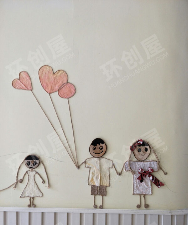 幼儿园走廊墙面一角图片