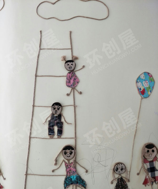 幼儿园走廊墙面一角图片