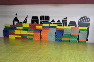 幼儿园简约风建构区图片3张