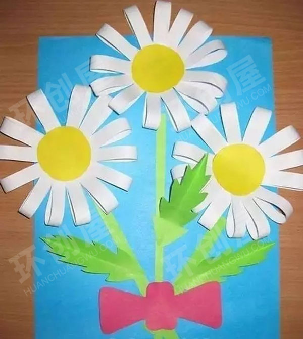 幼儿园美工区春天主题可爱的花儿图片