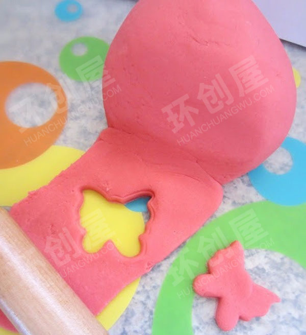 幼儿园科学区自制彩泥图片