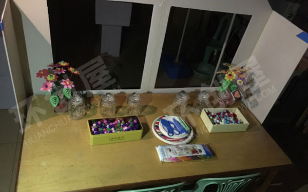 幼儿园角色区小医院眼科图片