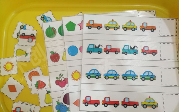 幼儿园益智区好看多种手工自制玩教具图片