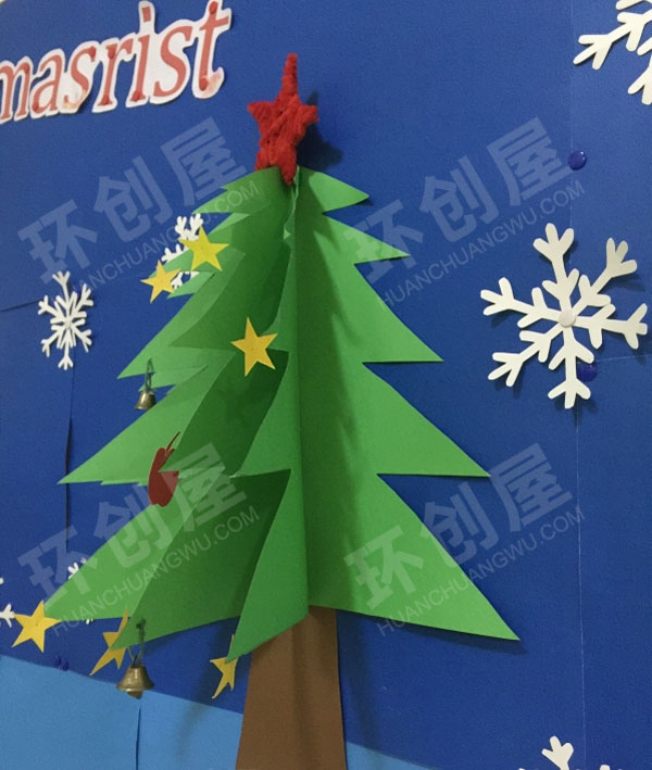 幼儿园冬季圣诞主题墙图片