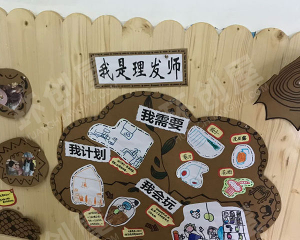 幼儿园自主游戏故事墙图片