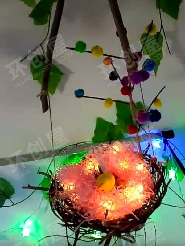 幼儿园好看多彩的挂饰图片