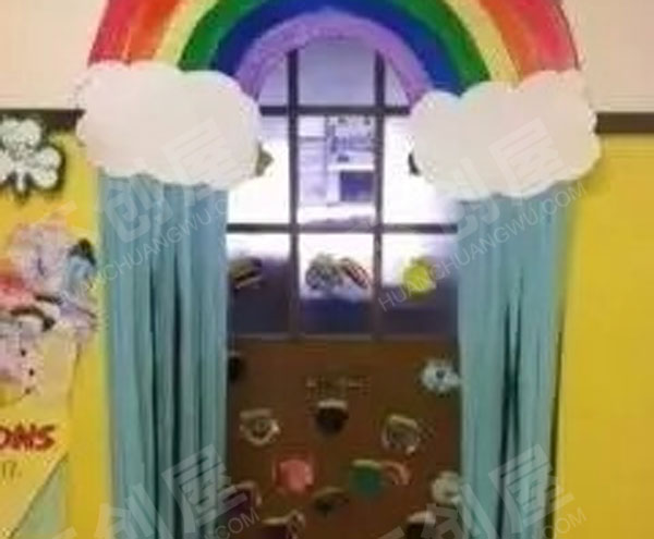 幼儿园充满童趣教室门装饰图片