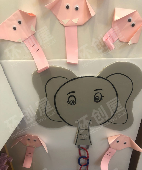 幼儿园动物花花衣作品展示图片