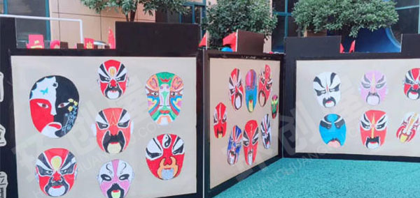 幼儿园国庆户外作品展环创图片