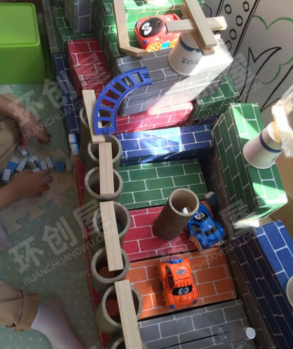 幼儿园建构区低结构材料图片