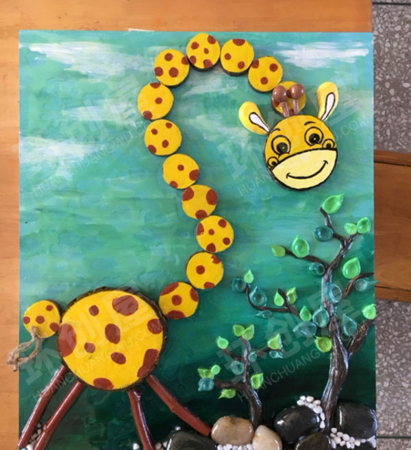 幼儿园美工区漂亮的自然物作品图片