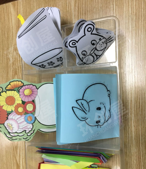 幼儿园美工区小班动物主题图片