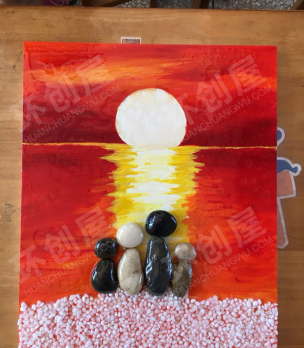 幼儿园美工区漂亮的自然物作品图片
