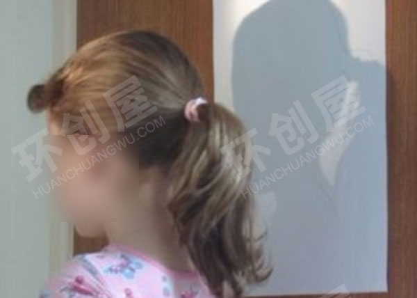 幼儿园科学区光的艺术我的侧影图片