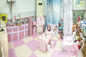 幼儿园角色游戏满满少女心的娃娃家图片3张