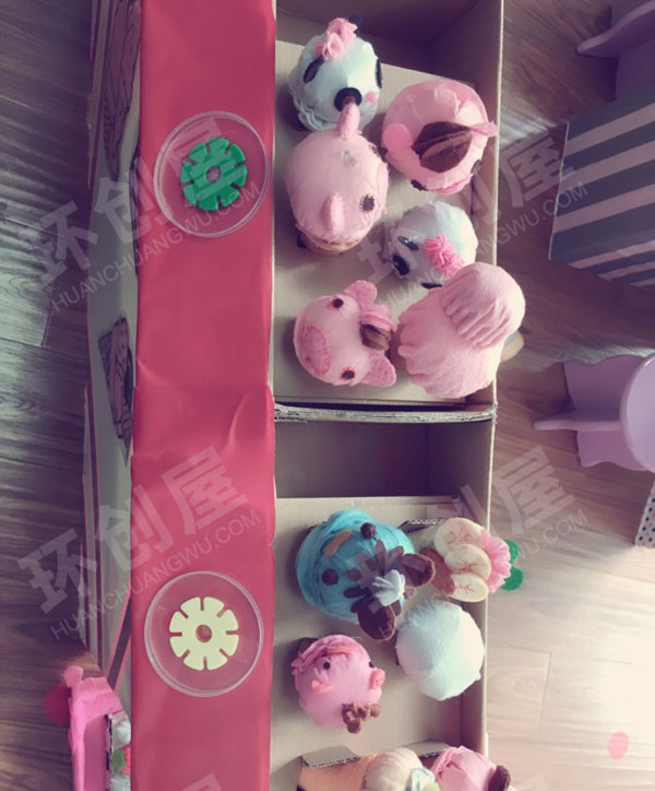 幼儿园角色区冰激凌蛋糕店图片
