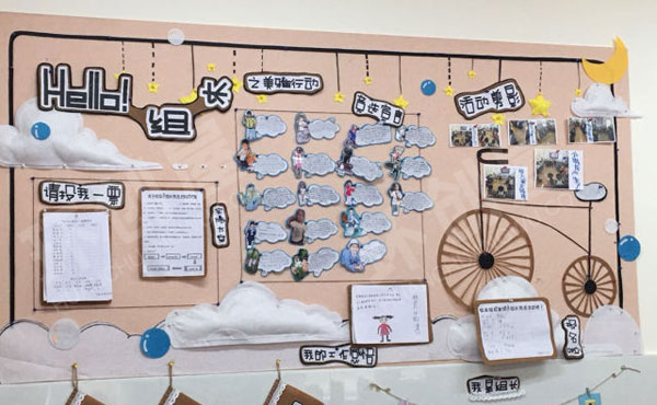 幼儿园手绘风格主题墙图片